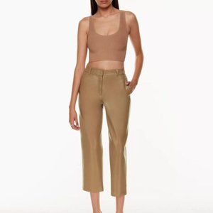 Aritzia Babaton Command Cropped Pant in Constant Camel